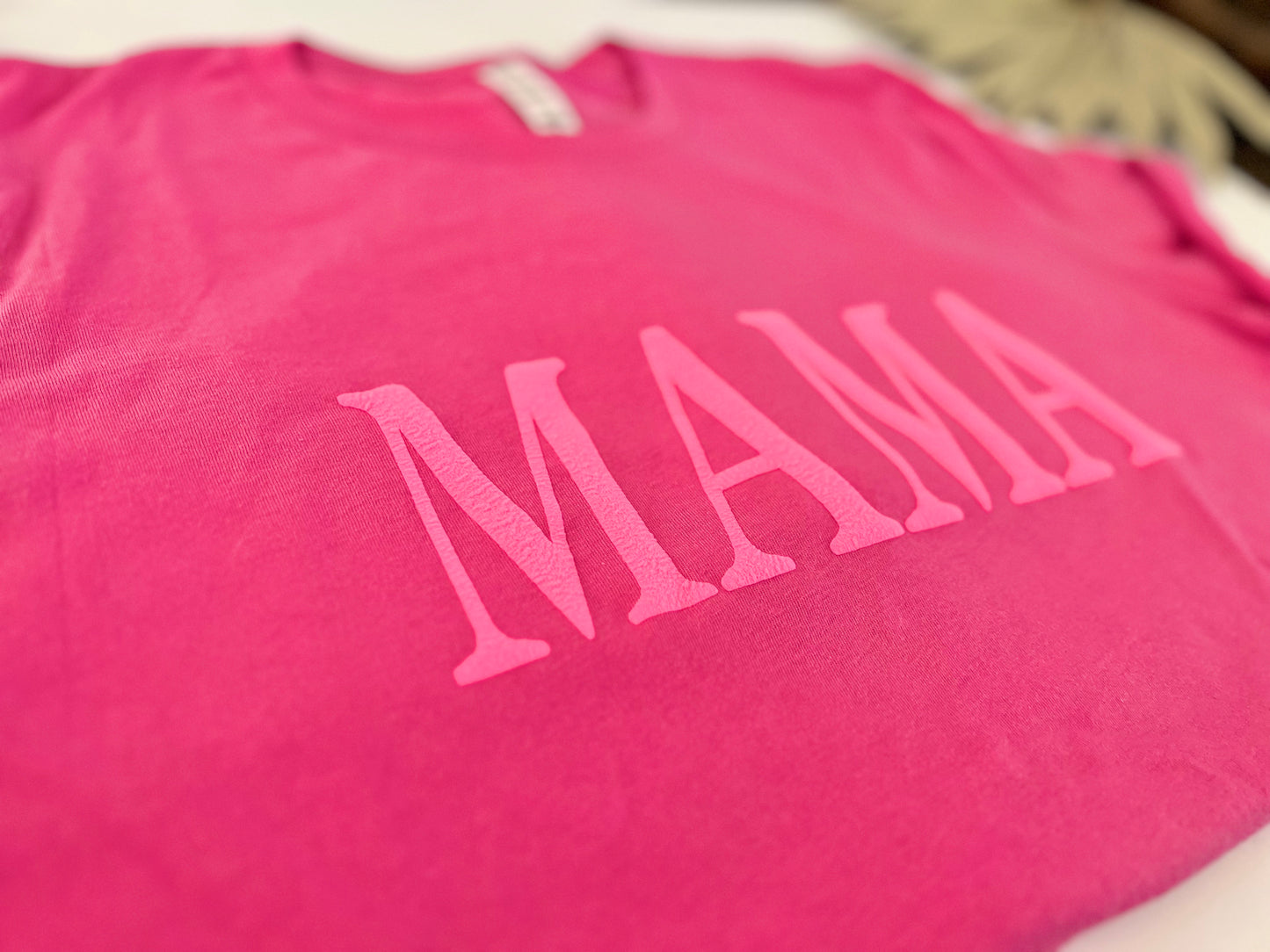 Pink Mama T-shirt- Pink on Pink