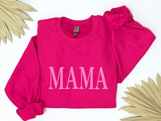 Pink Mama sweatshirt- Pink on Pink