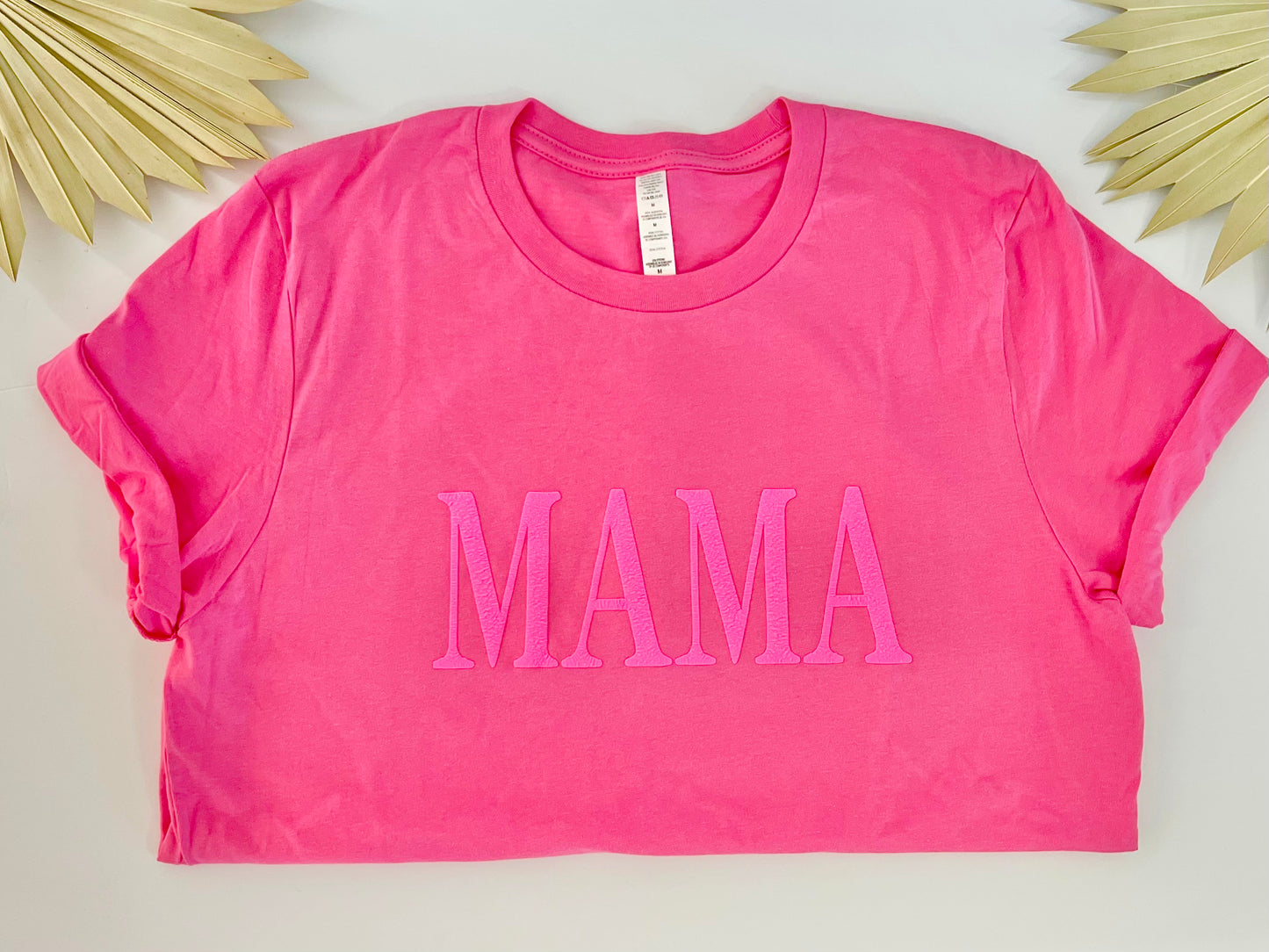 Pink Mama T-shirt- Pink on Pink