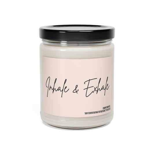 Inhale & Exhale | 100% Natural Scented Soy Candle, 9oz