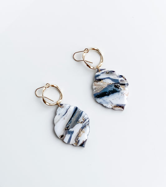 Marble Dangle Earrings Style 2